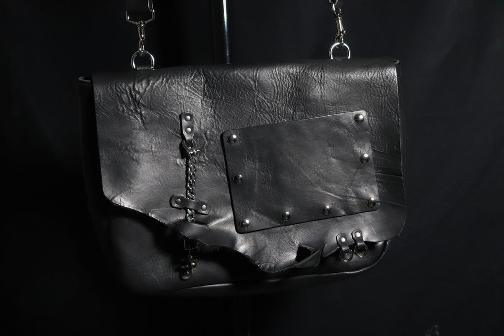 postal service inspired messenger bag