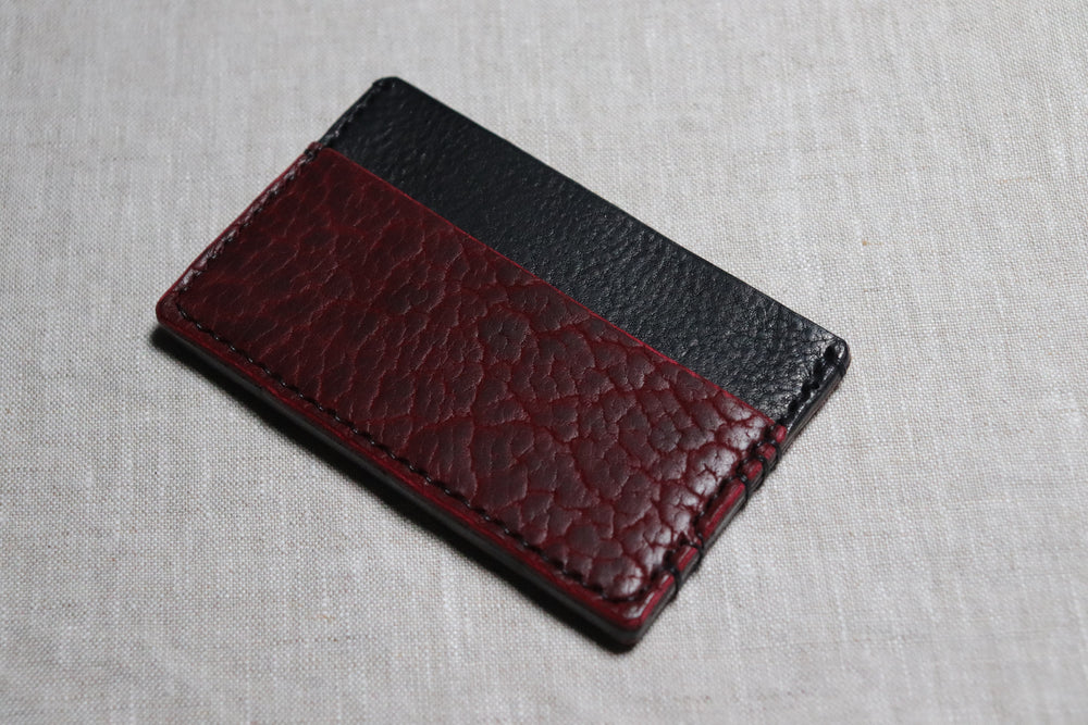 IDX - red and black reverse cardholder