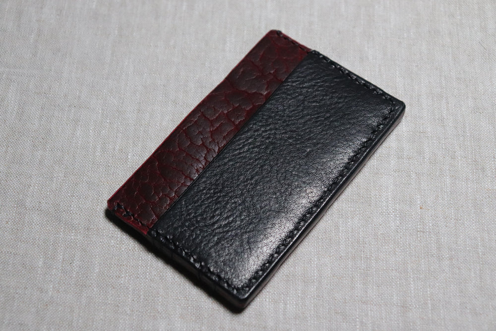 IDX - red and black reverse cardholder