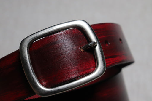 IDX - red marble hand-dyed belt