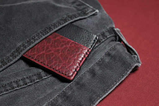 IDX - red and black reverse cardholder